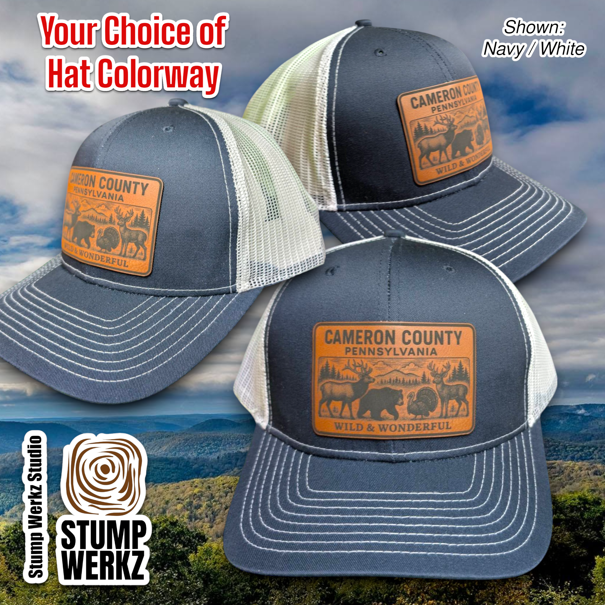 PA Wilds Custom Hat - Cameron County PA  display picture 3